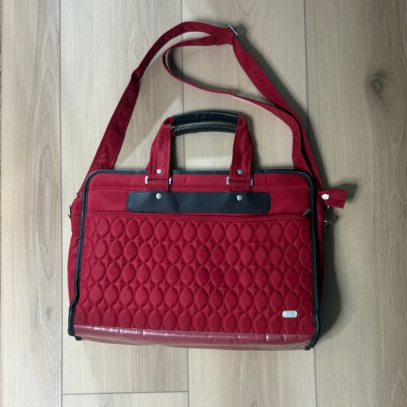 lug Handbags - Lug Canter Collection Chariot Work Tote Red